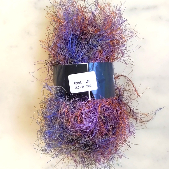 NWT. Premier Diana Space Multicolor Eyelash Yarn Skein Color CSD-14, 2pcs. - Picture 4 of 5